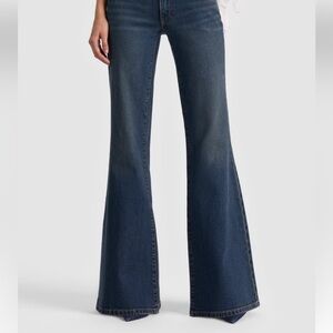 Women's low rise flared Jeans - Frankie B (designer early 2000s)